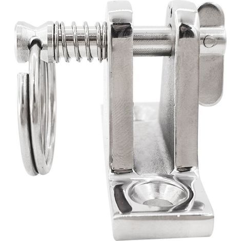 Bouton en acier inoxydable 316 avec base en forme de montagne / avec goupille annulaire, accessoires de quincaillerie marine et nautique, bouton avec base en forme de montagne. (1/3)
