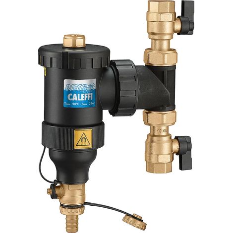 Caleffi DIRTMAG, Schlammabscheider mit Absperrventilen und Magnet 3/4" IG