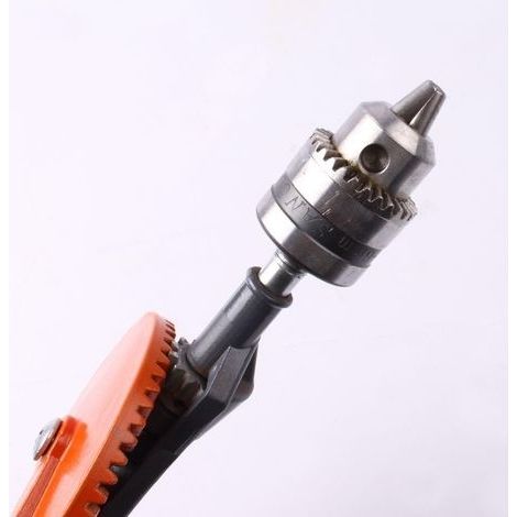 Mini-Handbohrmaschine 1/4" mit Doppelritzel – 3-Backen-Bohrfutter (1/4)