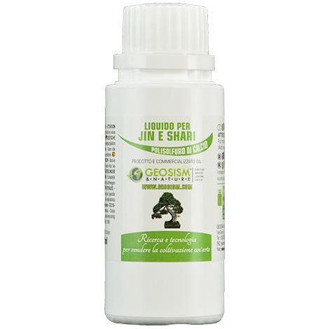 Liquido per Jin e Shari Geosism (polisolfuro di calcio) certificato per bonsai (100 ml)