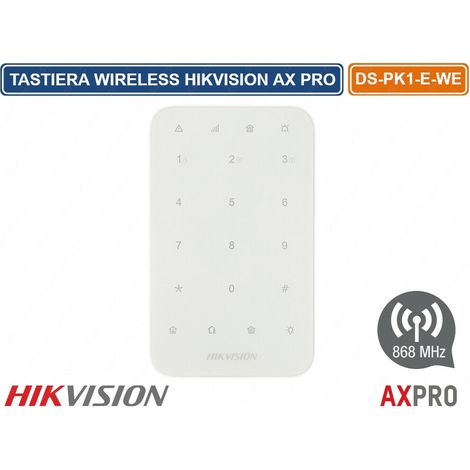 Hikvision DS-PK1-E-WE Funkalarmanlage Tastatur weiß (1/4)
