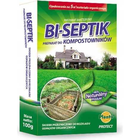 Planta Kompostierungsmittel, organisches Naturpulver BI-septik 100 g