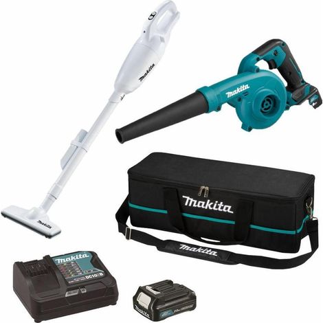 Makita Kit aspiradora CL108FD y soplador UB100D 12V
