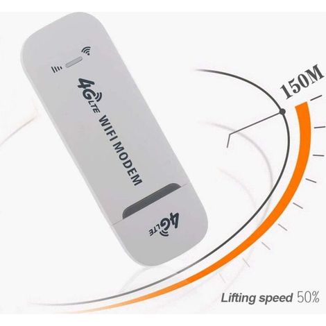 4G-LTE-WLAN-Router. Tragbarer WLAN-Zugangspunkt mit SIM-Kartensteckplatz für unterwegs. Hochgeschwindigkeits-USB-Mini-WLAN-Modem-Netzwerkadapter. Zubehör für die Hausautomation. (1/5)