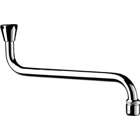 Bec évier dessous horizontal Raccords F 1/2"(15x21) - Longueur : 300mm (1/3)