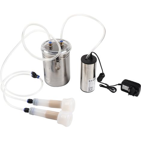 Kit traite électrique portable 2L – vache / mouton / chèvre – prise britannique – (pour vache) (1/5)