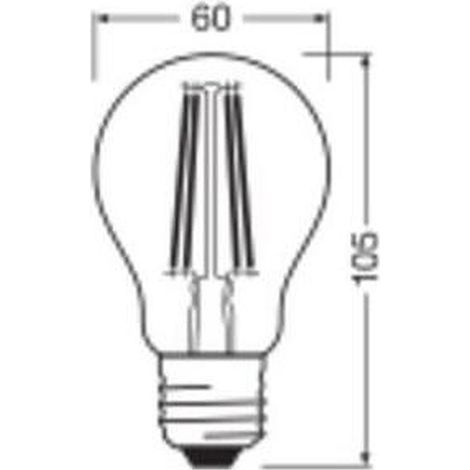 Ampoule Osram classic a60 5.9W 806 lumens (1/4)