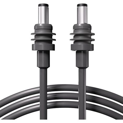 Cavo di alimentazione CC per Starlink Mini, cavo di ricambio per Starlink Mini, 2 m/6,5 piedi, impermeabile, per esterni, grigio