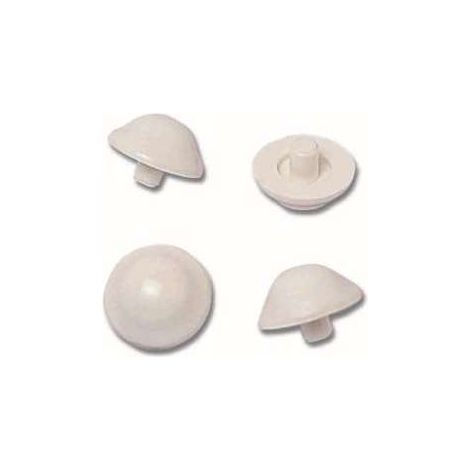PARACOLPI PER SEDILE WC Ø MM 22X9H CON PERNO SET 5 PEZZI - IDROBRIC