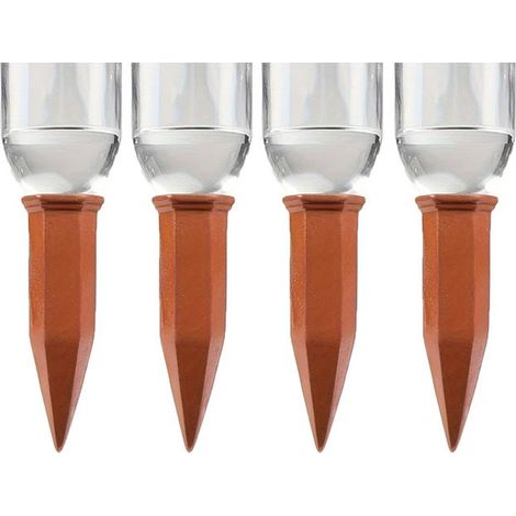 Lot de 4 dispositifs d'arrosage en céramique pour plantes, goutteur automatique, dispositif d'arrosage en pot (1/5)