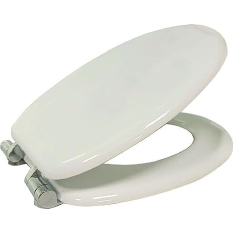 Vigor 4227209 AUSTIN Sedile Copriwater in MDF Laccato con Chiusura Rallentata colore Bianco