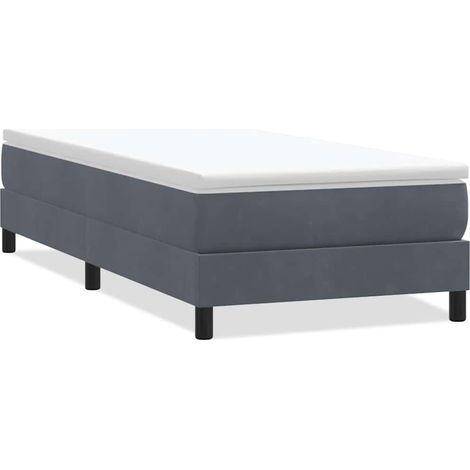 Maison Exclusive - Sommier à lattes de lit sans matelas gris foncé 90x220 cm