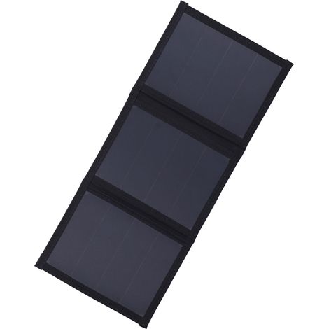 14-W-Solarpanel-Ladegerät mit hohem Wirkungsgrad, tragbar und faltbar, mit USB-Solarstromanschluss (1/5)