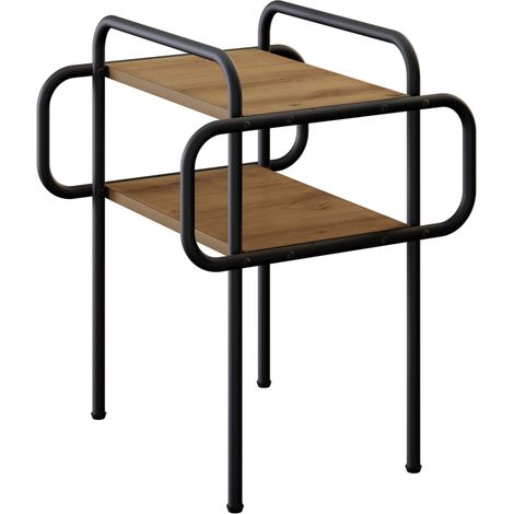 Mesa de centro Roble artisan 40 x 40 x 51 cm vidaXL (1/5)