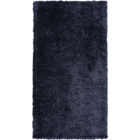 Tappeto shaggy blu scuro 80 x 150 cm Evren (1/5)