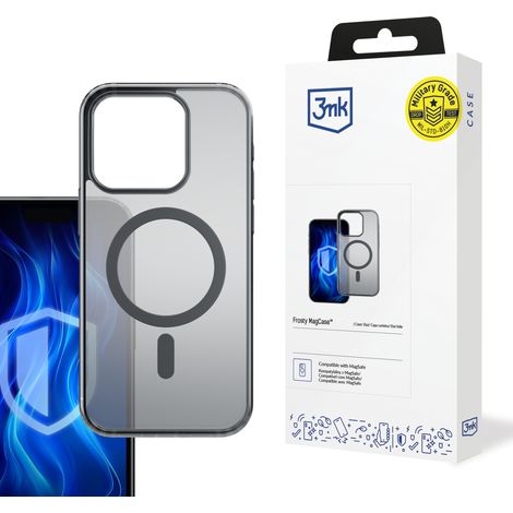 Custodia magnetica 3mk Frosty nera per Apple iPhone 14 Pro Max. (1/5)