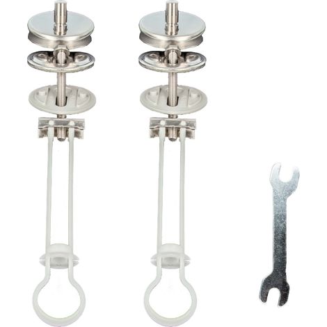 Villeroy & Boch Scharnier für WC-Sitze, chrom - 92205561 (1/4)