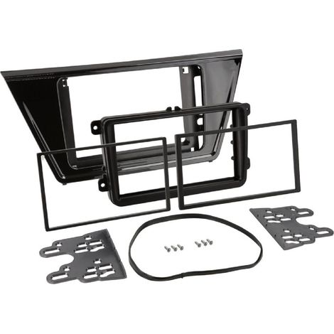 Facade autoradio 2DIN compatible avec VW Touran 15-21 - Noir brillant