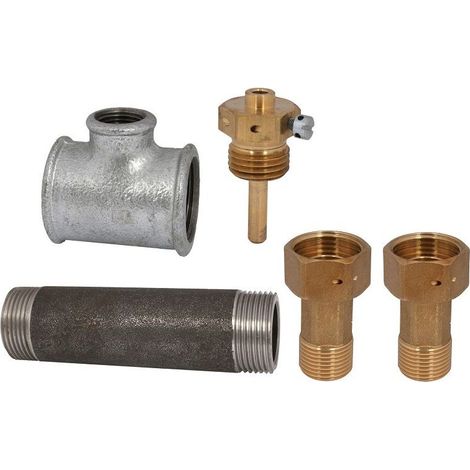 JS EINBAUSATZ2 F.WMZ, PASSSTCK, VSB T-STUECK, TAUCHHUELSE, DN15, BL110MM