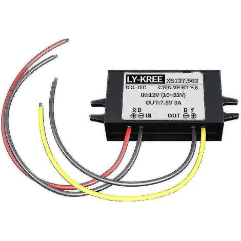 DC-Wandler 12 V auf 3–7,5 V 3 A DC-Abwärtswandlermodul DC-zu-DC-Spannungsregler Kfz-Stromwandler Fgao (1/3)