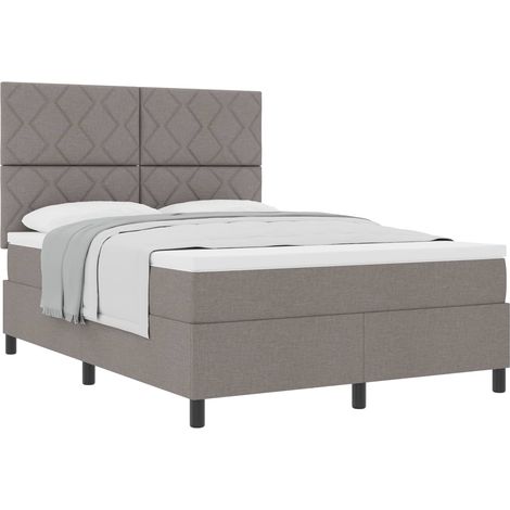 Maison Exclusive - Letto a molle con testiera Talpa 140 x 190 cm Tessuto (1/5)