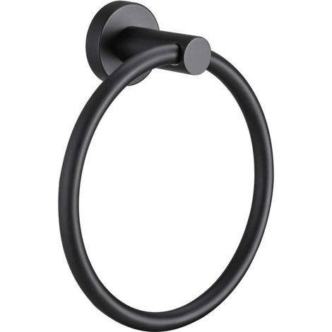 Anello portasciugamani da parete in nichel spazzolato, accessorio per bagno e cucina, porta asciugamani e strofinacci - Crezuo