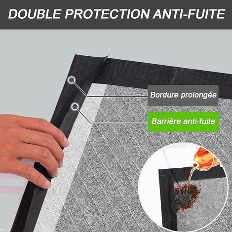 Pet Disposable Absorbent Mattress Pads for Dogs Charcoal 60 x 90 cm Mat, Anti-Leak Resistant, Clean Training Mat, for Puppies, Dogs, Cats (1/4)