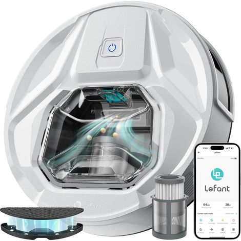 Robot aspirapolvere, aspirazione 6000 Pa, navigazione intelligente, M320-bianco, EU-a (1/2)