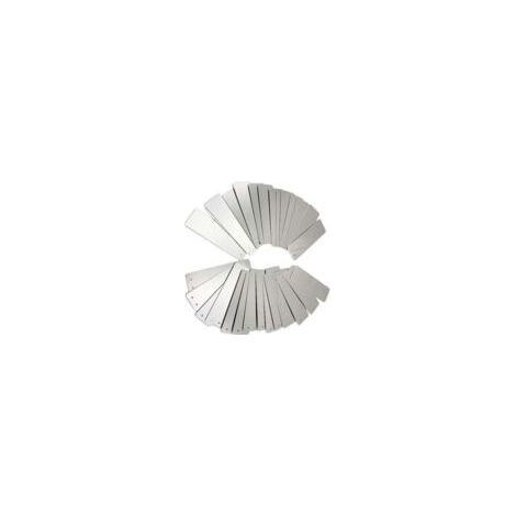 100 rechteckige Gartenschilder aus Aluminium – Außenschilder, Metallschilder, Pflanzenetiketten – Crezuo (1/4)