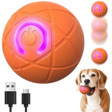 Jouets interactifs pour chiens, nouveautés 2026 pour petits chiens, balle à rebond automatique, jouet pour chiots pour les occuper et jouer. (1/5)