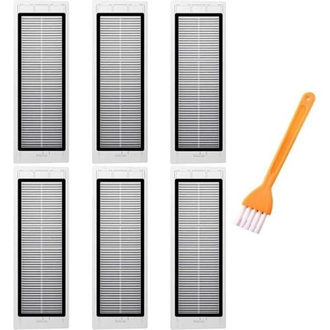 Set di 6 filtri HEPA di ricambio compatibili con l'aspirapolvere Xiaomi Roborock S5 Max S6 Pure S6 Max S6 Maxv S65 S60 S6 S55 S51 S50.