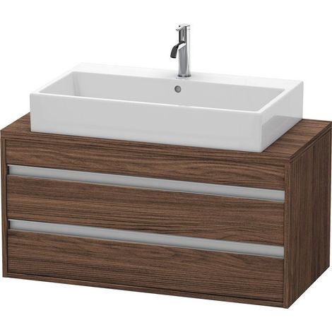 KETHO mobile consolle basso 480x1000x480mm noce scuro