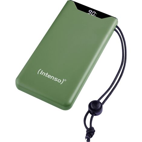 Intenso F10000 Powerbank (batterie supplémentaire) 10000 mAh Quick Charge, Power Delivery LiPo USB-A, USB-C® vert affichage du statut A907043 (1/5)