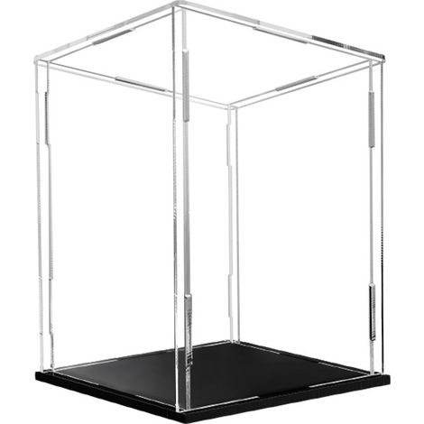 Gabrielle – Vitrine en acrylique pour figurines d'action – Boîte de rangement transparente 15x15x25cm – Construction anti-poussière et durable - 15x15cmx25cm