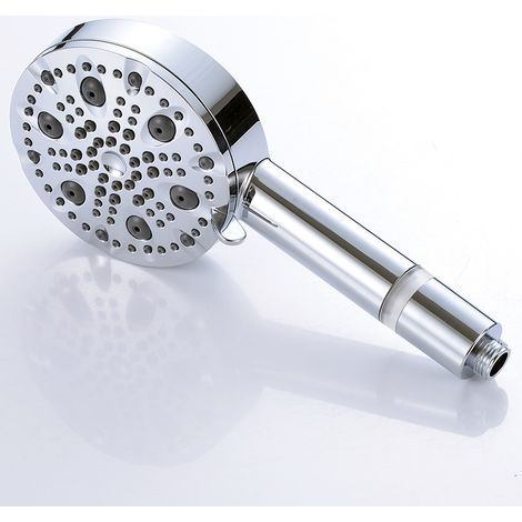 Ducha con filtro de belleza booster de 9 funciones con dispensador de lanza, galvanizada, ducha de mano grande,... (1/5)