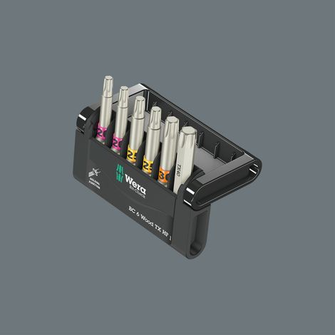 Wera Bit-Sortiment, Bit-Check 6 Wood TX HF 1 SB, 6-teilig, 05073639001 (1/5)