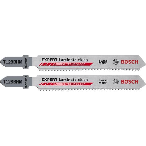 2x Lame de scie sauteuse EXPERT Laminate Clean T128BHM (1/5)
