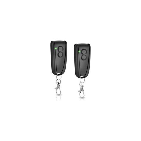 2 Piece 433,92 MHz Telecommande Porte Garage, 2 Boutons Telecommande Portail, Compatible Avec Ecostar RSC2, RSE2 Telecommande, Compatible Avec Liftronic 500, 700, 800 Porte de Garage