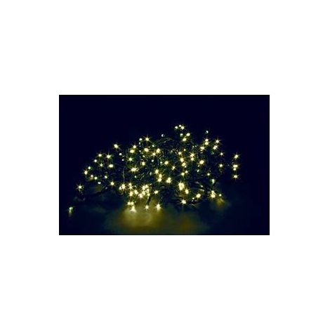 CATENA LUMINOSA A BATTERIA  60 LED C/GIOC BIA CALDO