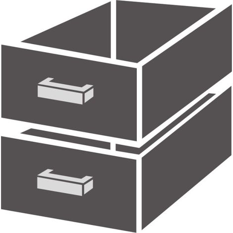 Bloc 2 tiroirs GN série combisteel table réfrigérée - Combisteel (1/5)