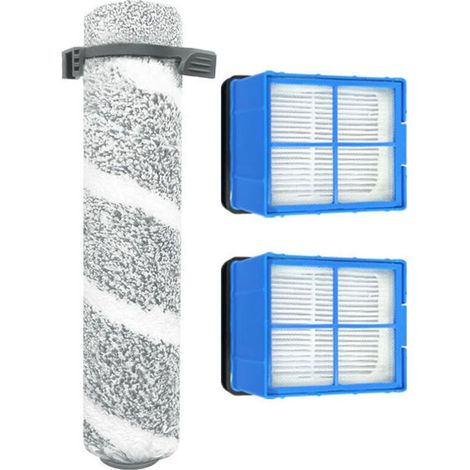 Set Akku-Staubsauger-Reparatursets, geeignet als Ersatzteile für den Akku-Staubsauger Bissell 3930F/V2/3999Z (1 Walzenbürste + 2 Filter) (1/4)