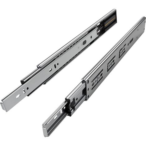 Vollauszug belastbar bis 45 kg Länge 550 mm mit Softclose Teleskopauszug Schubladenauszug KV1 von JUNKER (1/5)