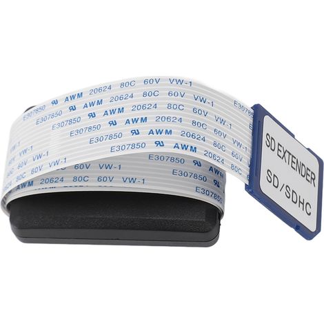 Câble d'extension multifonction de 48 cm pour carte mémoire, compatible avec GPS et lecteur DVD de voiture. (1/5)