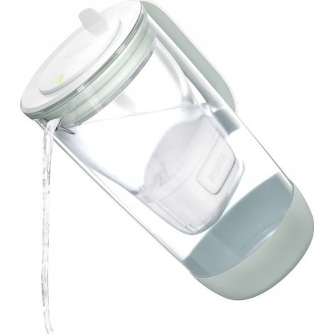 Jarra filtrante brita glass+1maxtrapropp de 2,5 l color menta