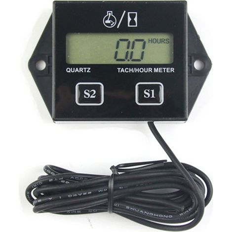 Tachymètre numérique pour moto, compteur horaire inductif pour petits moteurs 2 et 4 temps (1/5)