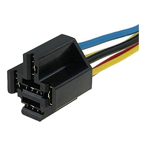 Zocalo Para Rele De Potencia Con Cables De 5 Pin