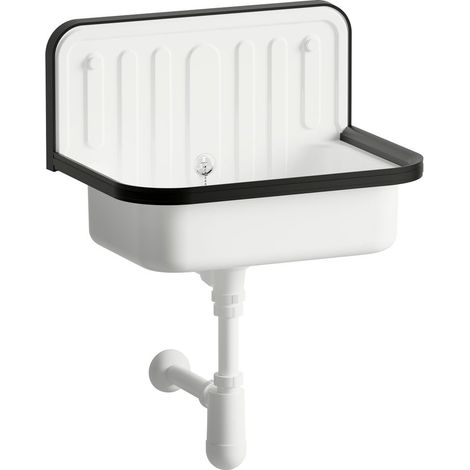 Laufen Aufgussbecken Stahlform H551CL50001095 510x365x330mm, weiß, mit Überlauf