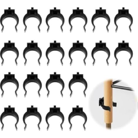 20 Pièces Plinthes de Cuisine Crochets de Fixation pour Plinthes de Cuisine Clip Invisible et Ajustable Installation Rapide sans Outils Accessoires pour Rénovation et Montage (1/5)