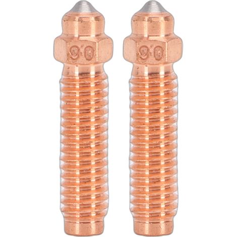 Buse améliorée adaptée à l'imprimante 3D Elegoo Centauri Carbon, 2 pièces, pointes Hotend en acier trempé en cuivre rouge de 0.6mm à haute efficacité thermique (1/5)