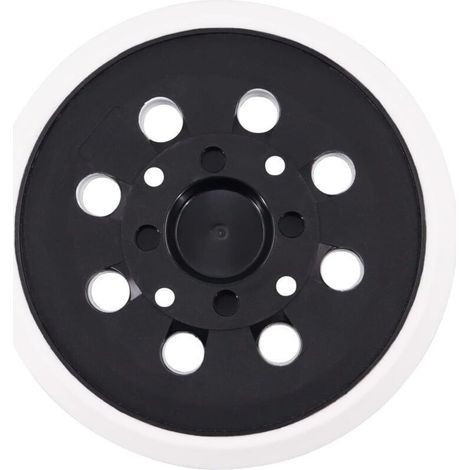 Patin de ponçage auto-agrippant 125 mm compatible avec Bosch PEX 300 AE 400 AE 4000 AE 125 mm,Ponceuse Excentrique (1/4)